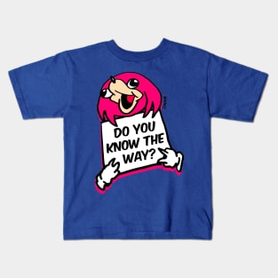 Do You Know the Way Knuckles Meme Kids T-Shirt